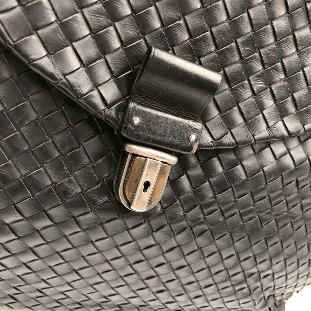 良品◎Bottega Veneta イントレチャート ビジネスバッグ