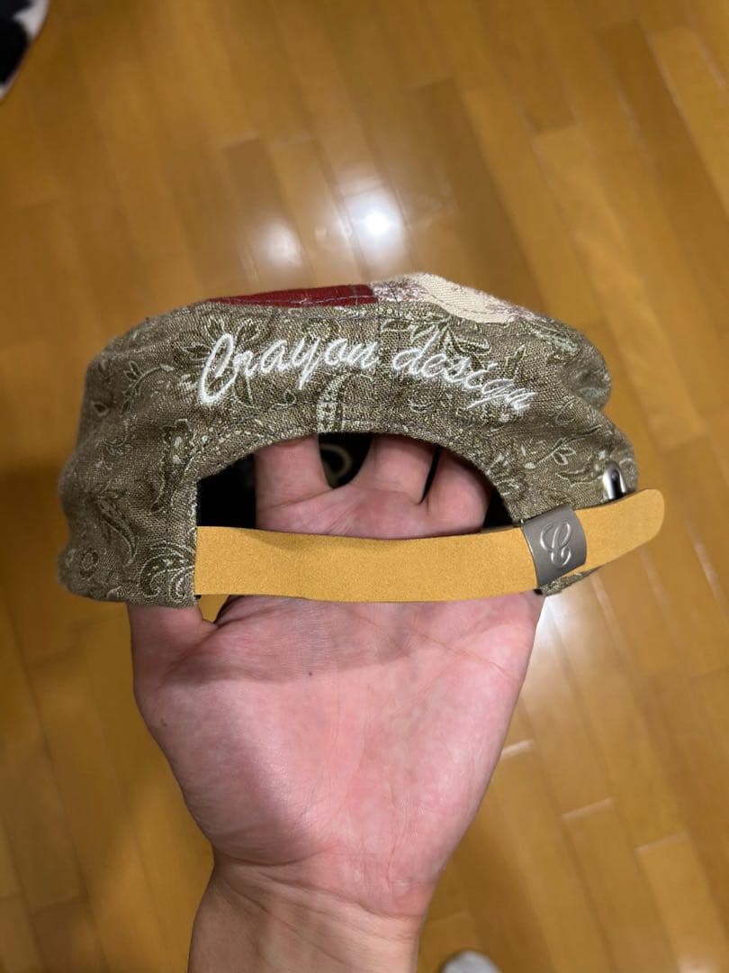 6crayon pillbox capVintage patch 即購入可 crayon stencil