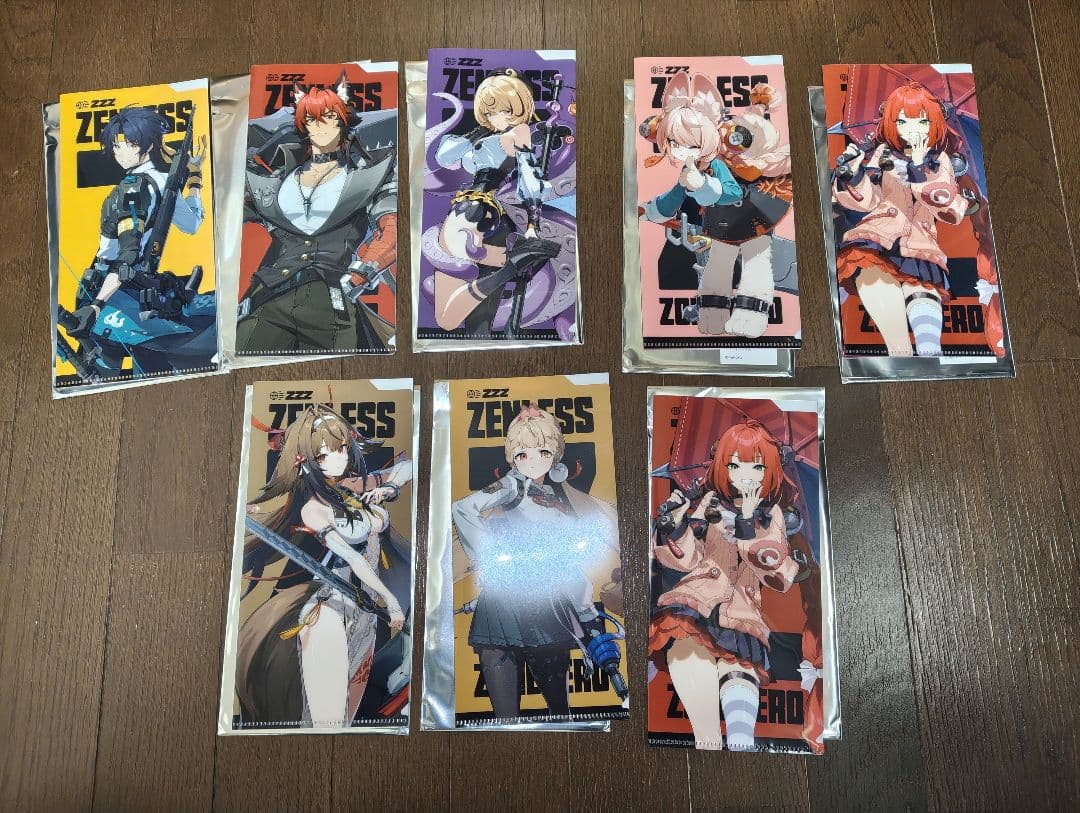 Gigo限定 ノベルティ チケットファイル 7種類セット ゼンレスゾーン