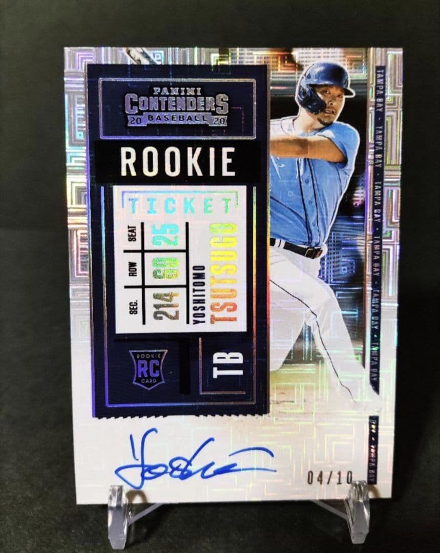 筒香嘉智 直筆サインカード 2020 PANINI ルーキーカード