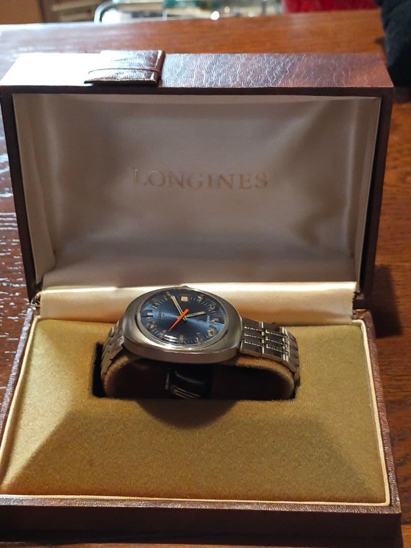 超希少レアカラー　ロンジンウルトロソニック音叉時計　稼働品