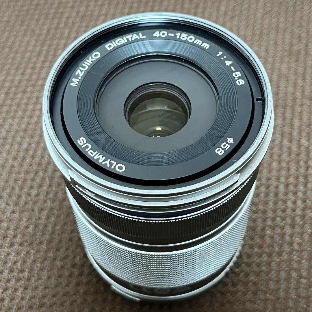 OLYMPUS 交換レンズ M ED40-150F4.0-5.6 R シルバー
