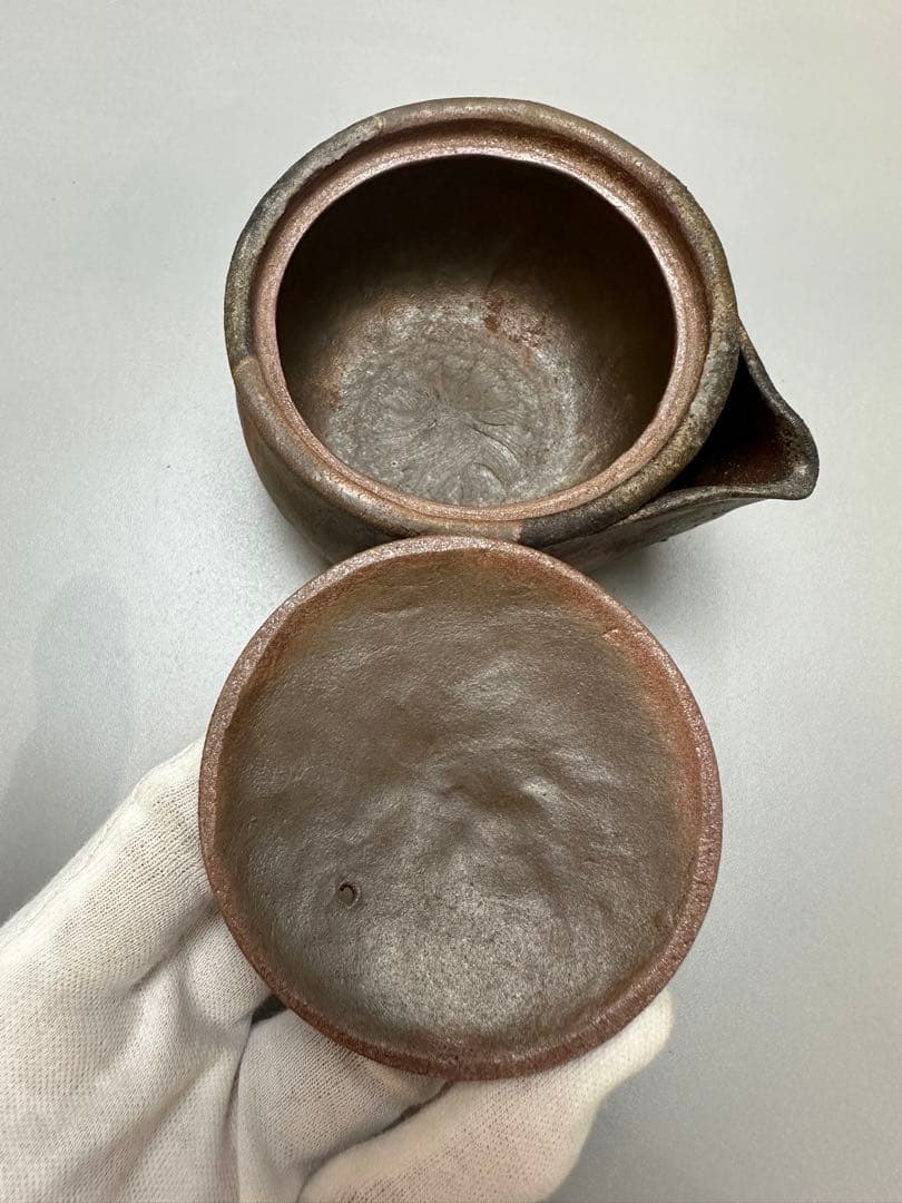 備前 煎茶器揃 五郎兵衛 共箱