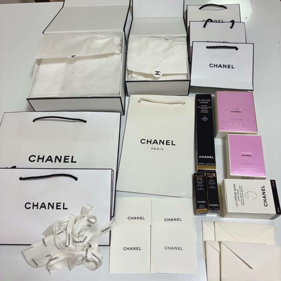 CHANEL シャネル 空箱 ショップ袋 リボン カード まとめ売り - メルカリ