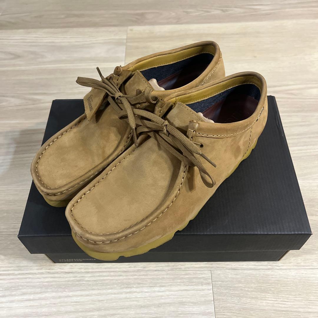 最終値下げ クラークス Wallabee GTX Oakmoss UK8