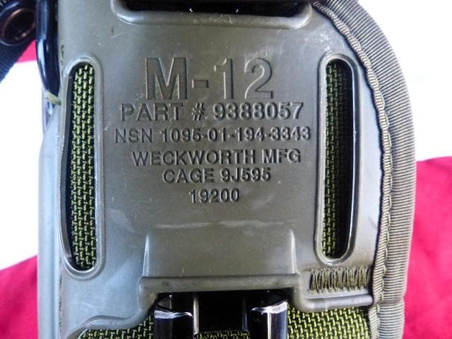 米軍実物 M-12 ホルスター M9 ベレッタ 92F WECKWORTH 59 - メルカリ