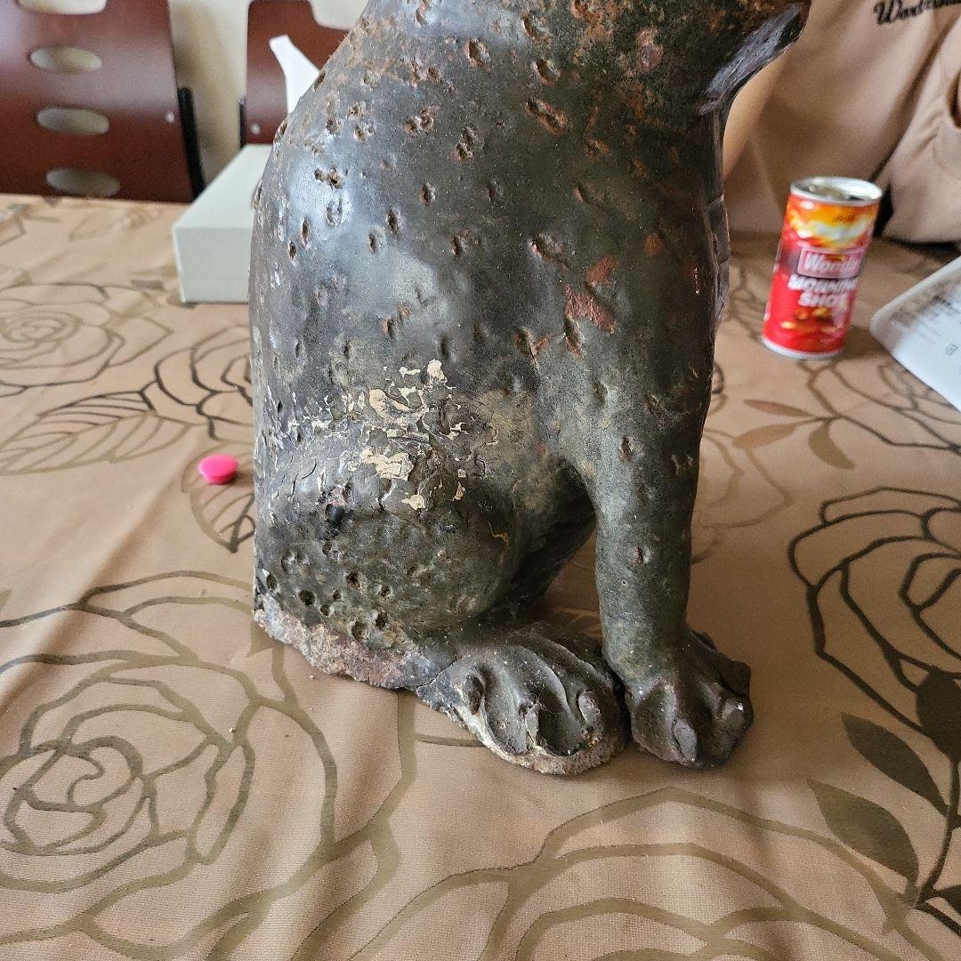 陶器製カエルの置物