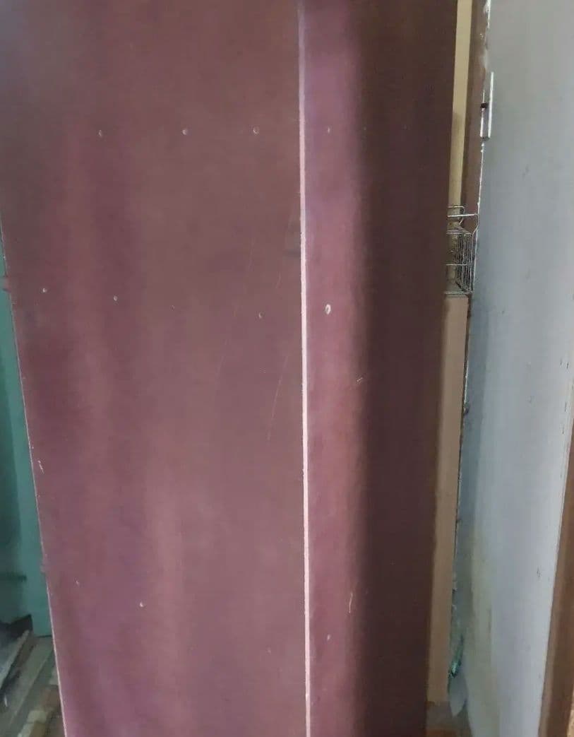 お値下げ】木製コーナーキャビネット ダークレッド