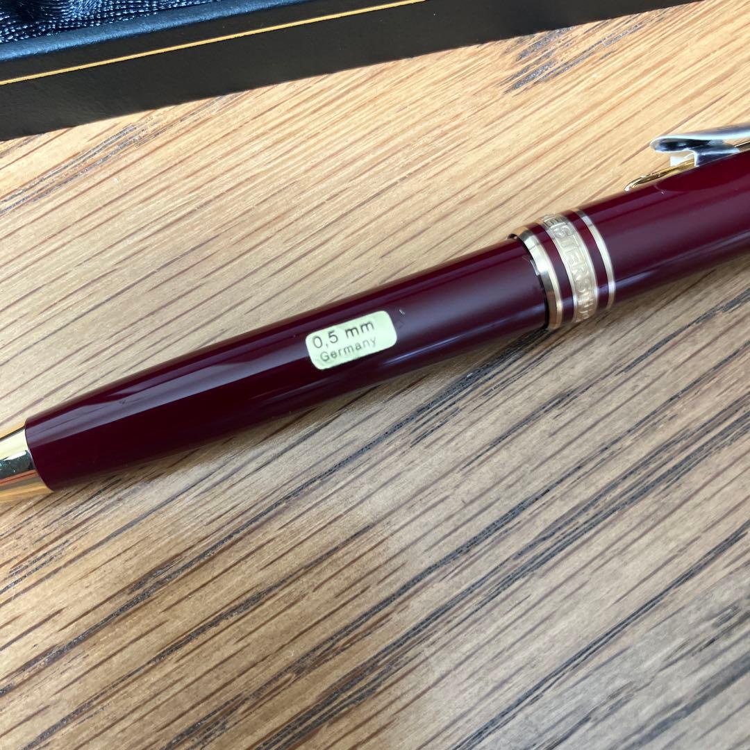 MONT BLANC 赤 ボールペン 0.5mm ケース付き新品