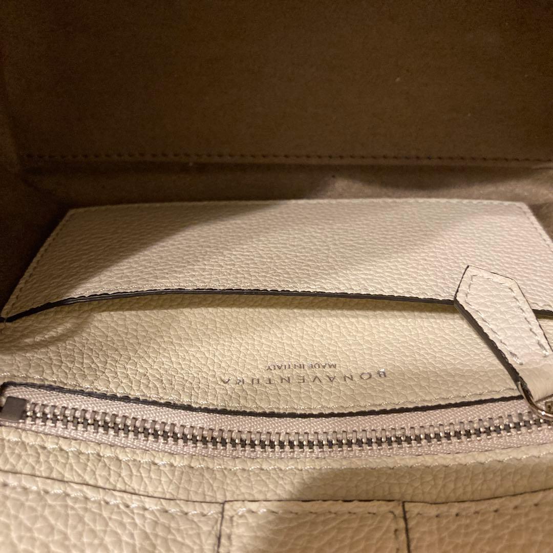 BONAVENTURA 22 ミア レザー トートバッグ アイボリー