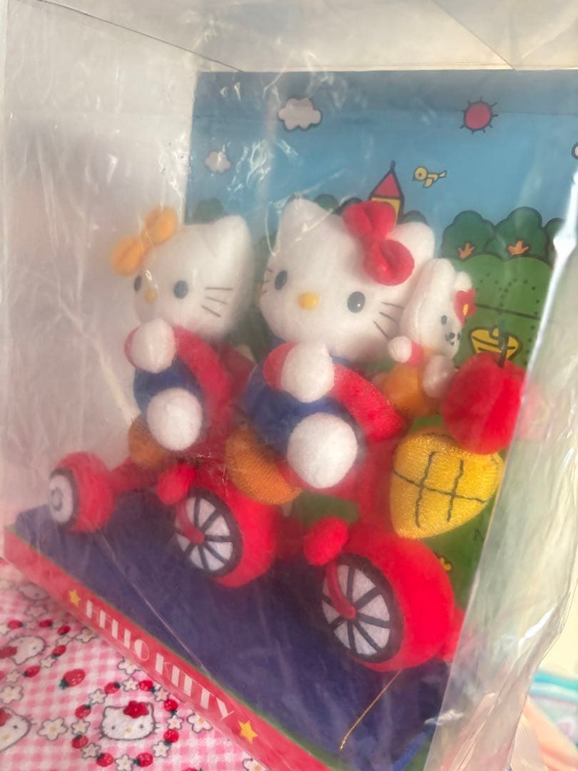 ハローキティ 当時物 ぬいぐるみ 自転車
