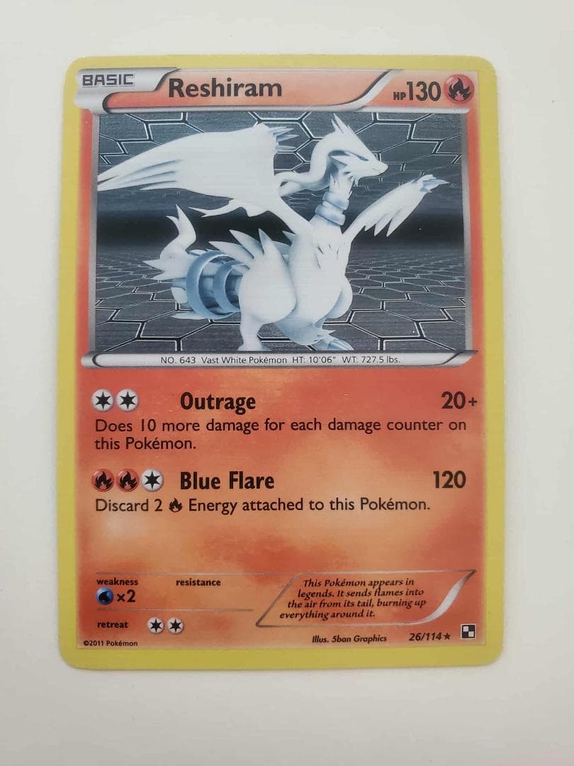 ポケモンカード レシラム RC22/RC25　（英語版 ）おまけカード付