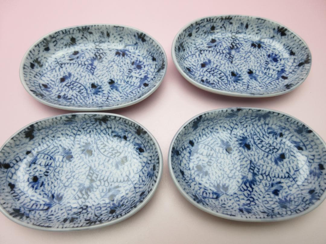 染付 時代 小皿 豆皿 色々 まとめて 70606