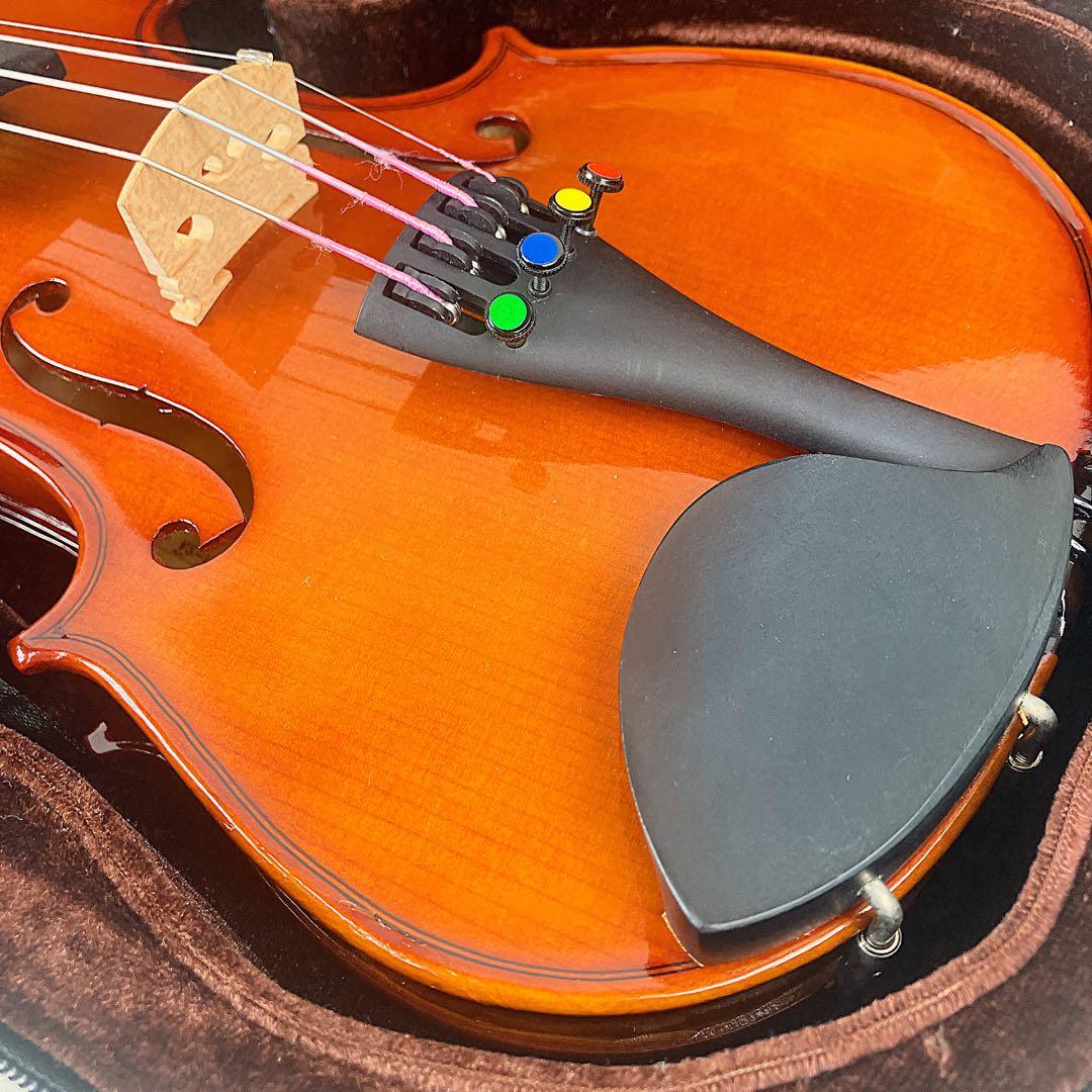 極美品　カルロジョルダーノ バイオリンセット ブラック VS-1 1/2