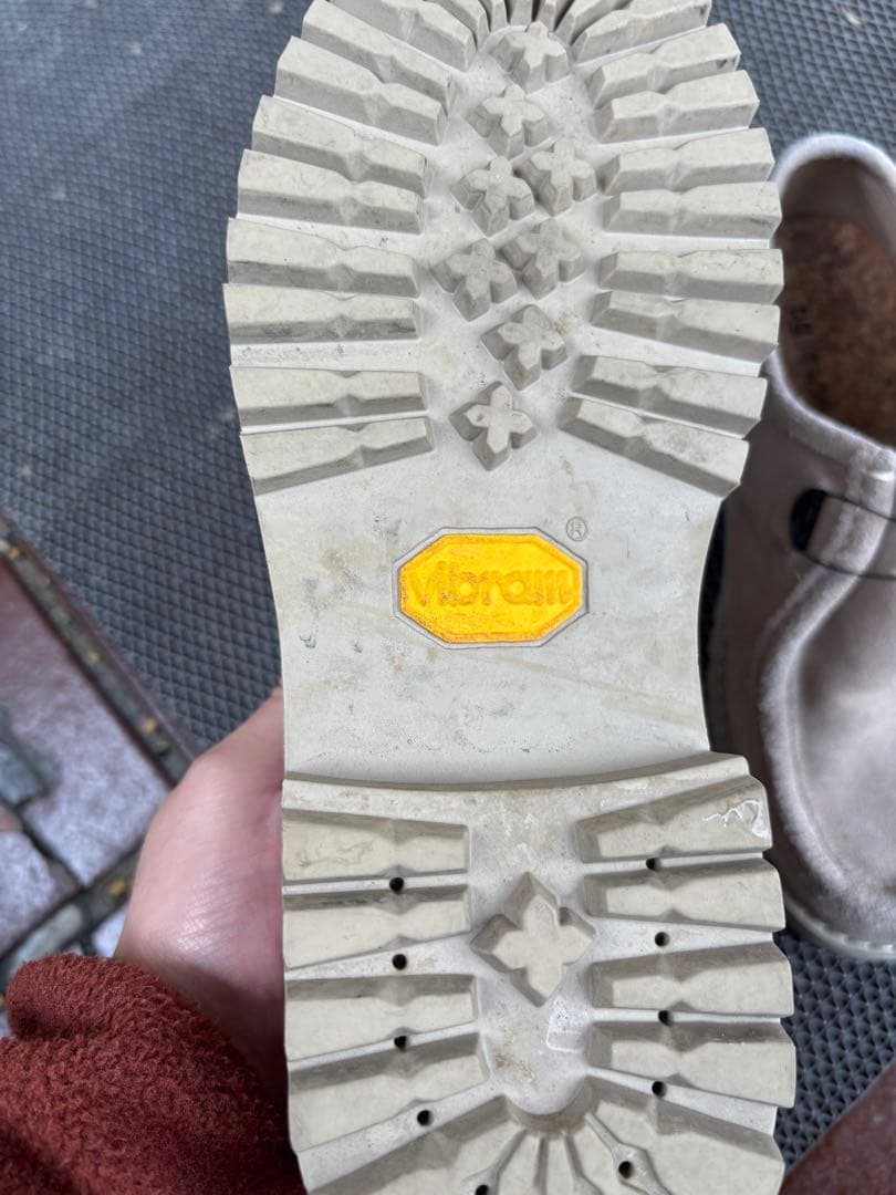 playground pg KNOCK スエード モカシン Vibramソール