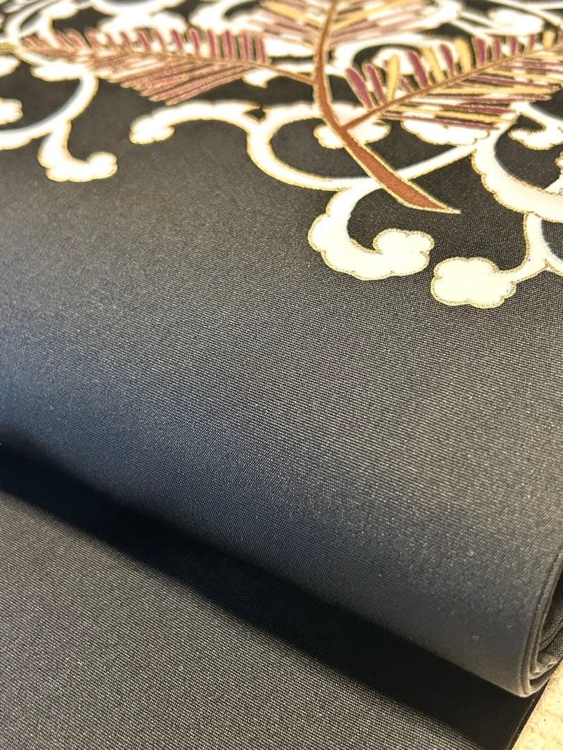 《専用出品でございます》菱健　糸目友禅　九寸名古屋帯　桐壺　五泉　塩瀬　染め帯