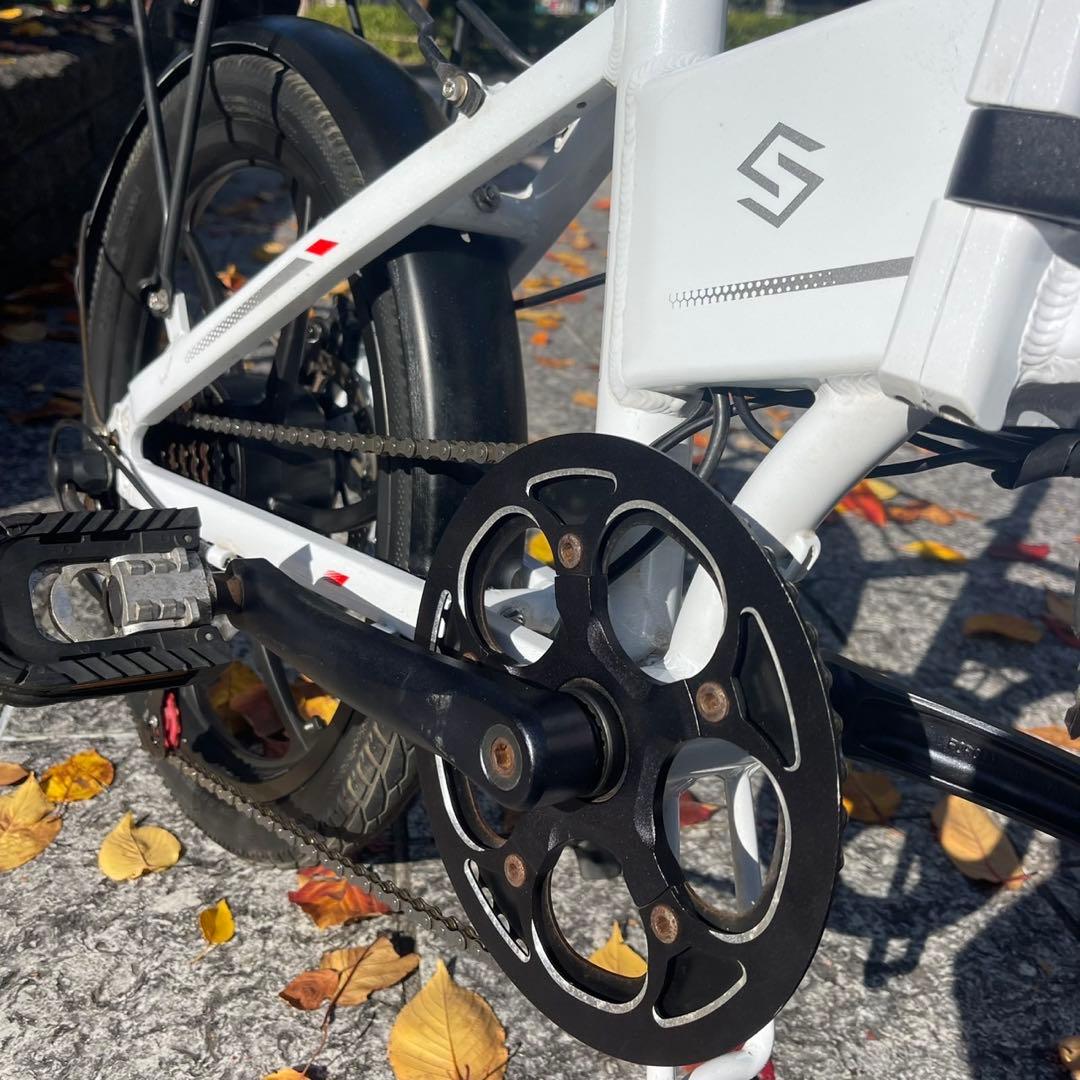 ちやおSAMEBIKE 折りたたみ電動アシスト自転車