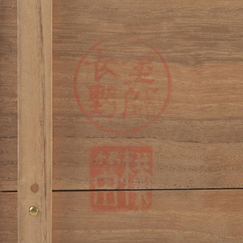 和食器　時代漆器　塗師　長野横笛作　金襴手花蒔絵　吸物椀　五客　共箱　C9788