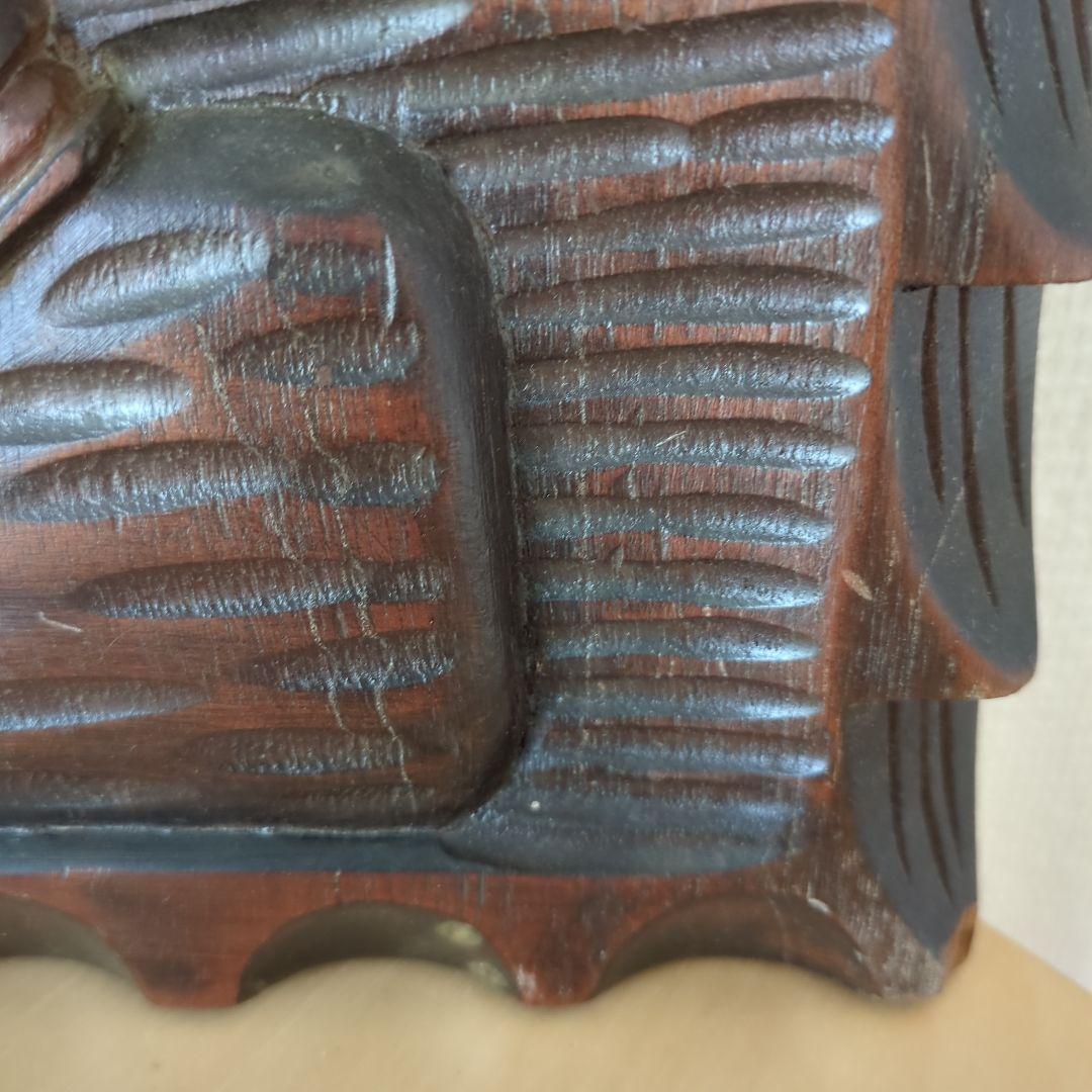 Honduras/ホンデュラス木彫りレリーフ 壁掛け ヴィンテージ置物