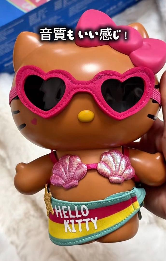 値下げ可能Hello Kitty Bluetooth スピーカーサマーサーフィン