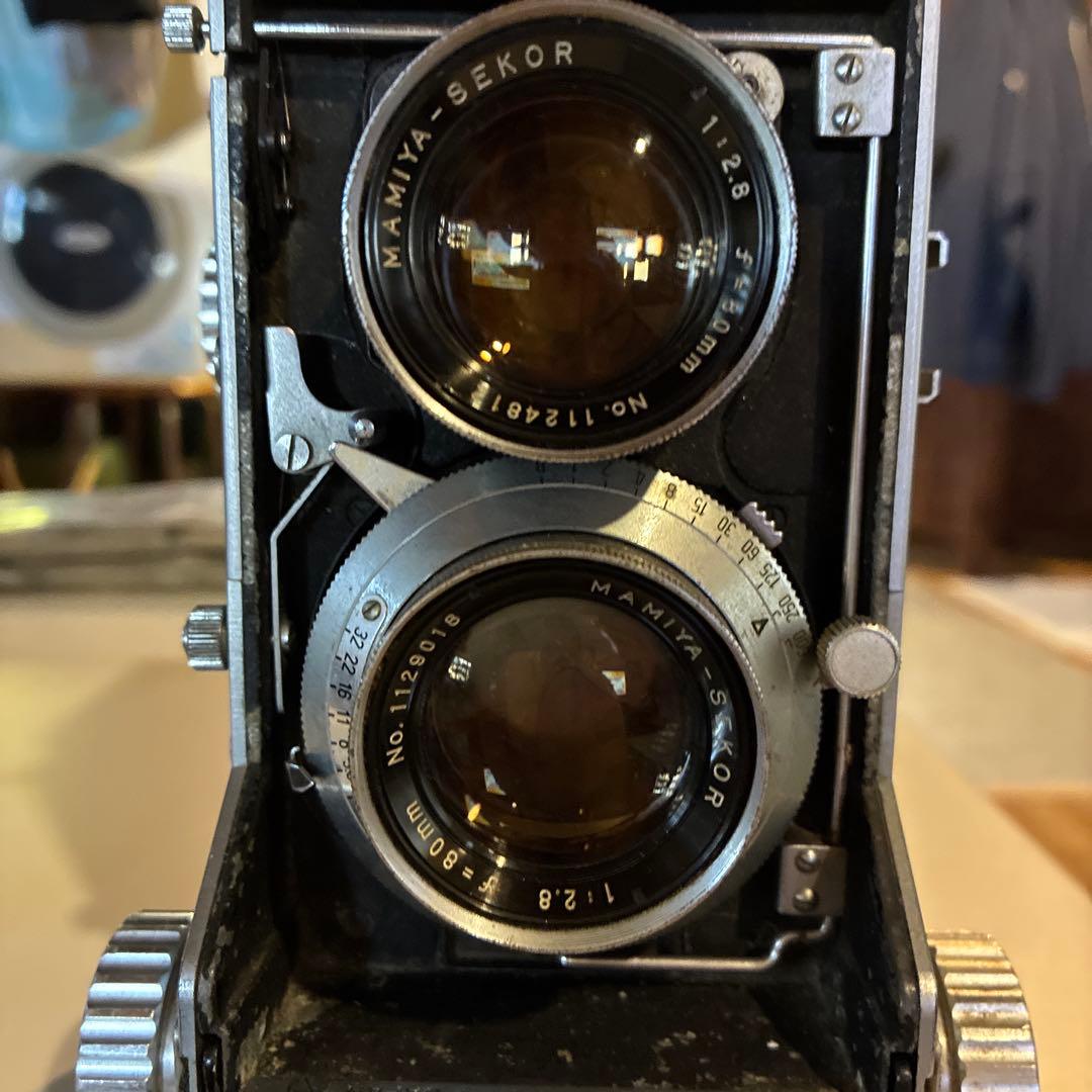 ジャンク】Mamiyaflex 二眼レフ マミヤフレックス シャッター