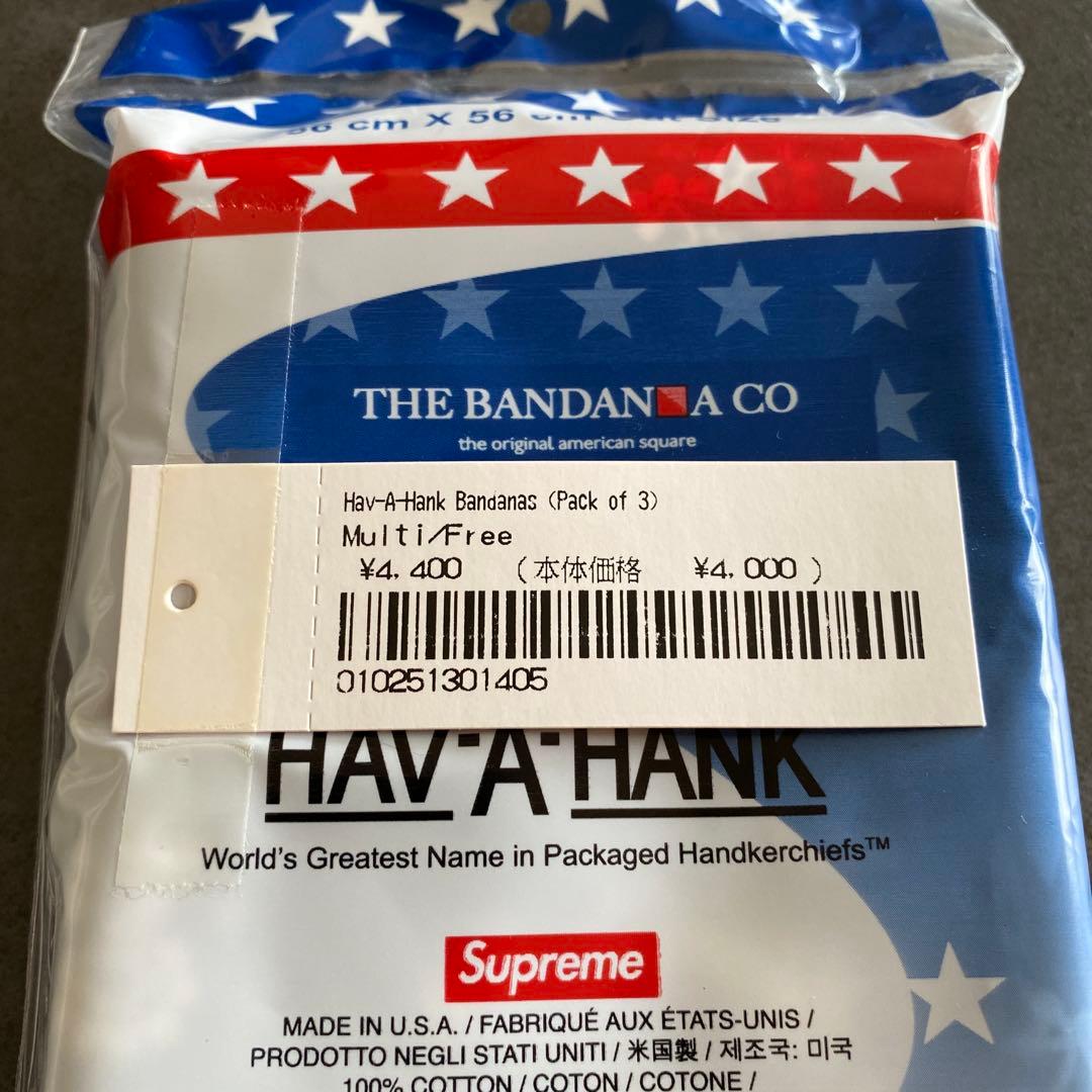 【新品】Supreme Hav-A-Hank Bandanas バンダナ3枚入り