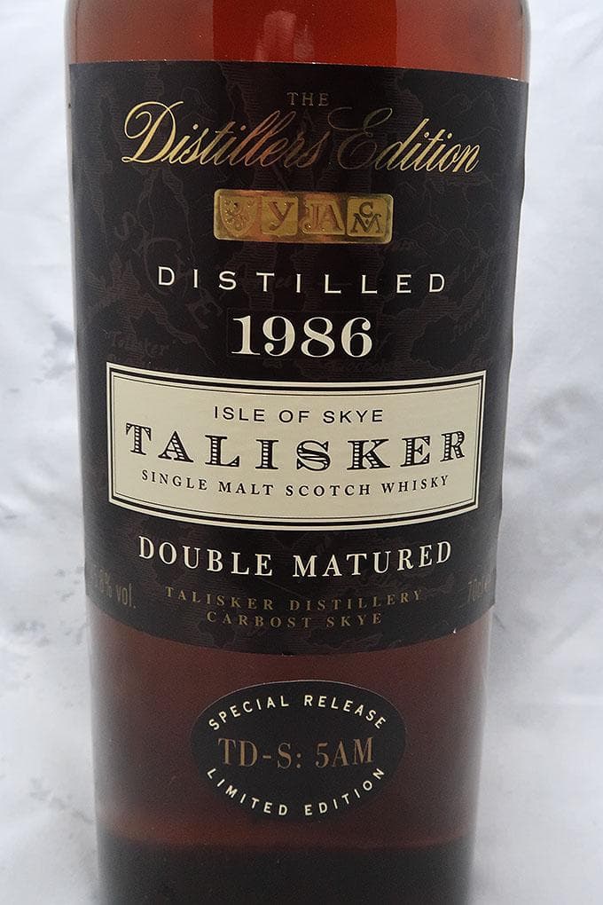 タリスカー 1986 ディスティラーズエディション ダブルマチュアード
