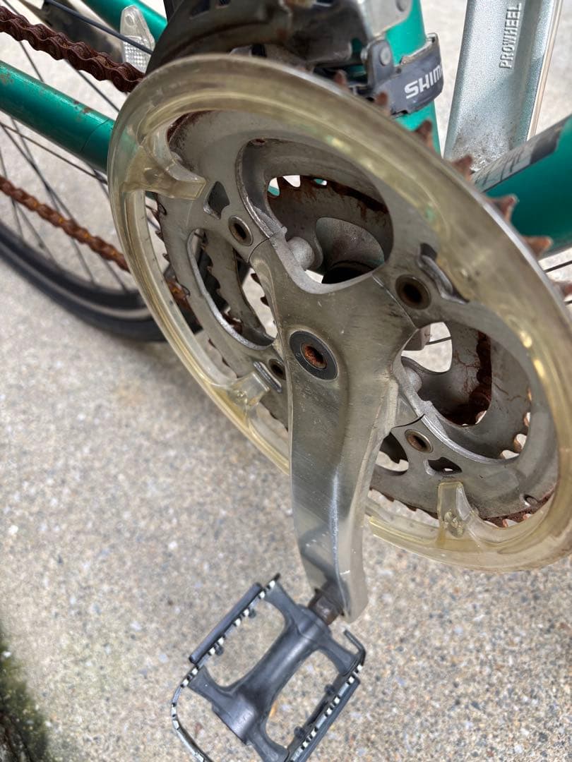 [直接引き取り限定]板橋区Giant 緑色 クロスバイク