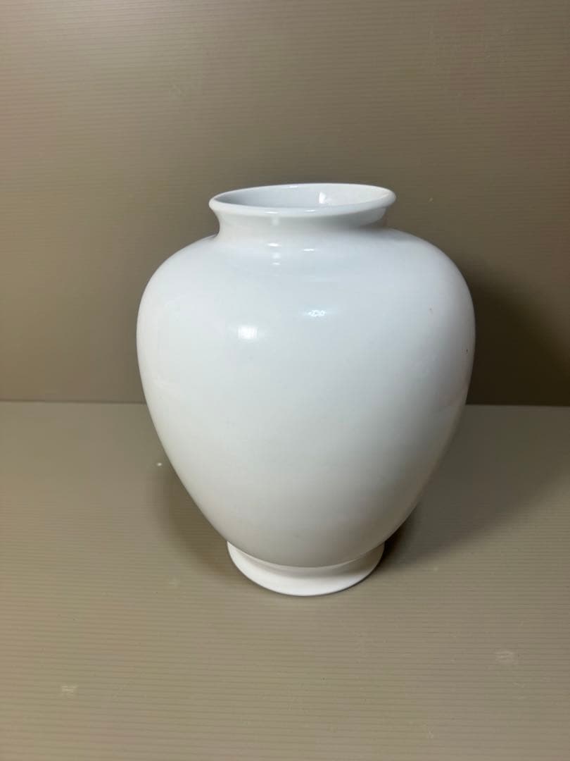 2246 深川製磁 柿文 花瓶 時代物