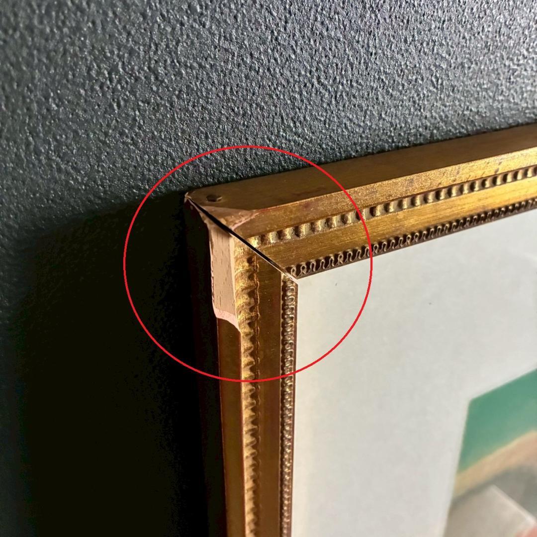 真作」文化勲章受章作家 小山敬三 「紅浅間」 8号 限定リトグラフ 本人