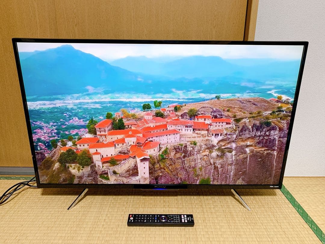 録画HDD内蔵✓43型✨4K スマートテレビ ネット動画️⭕️地上波