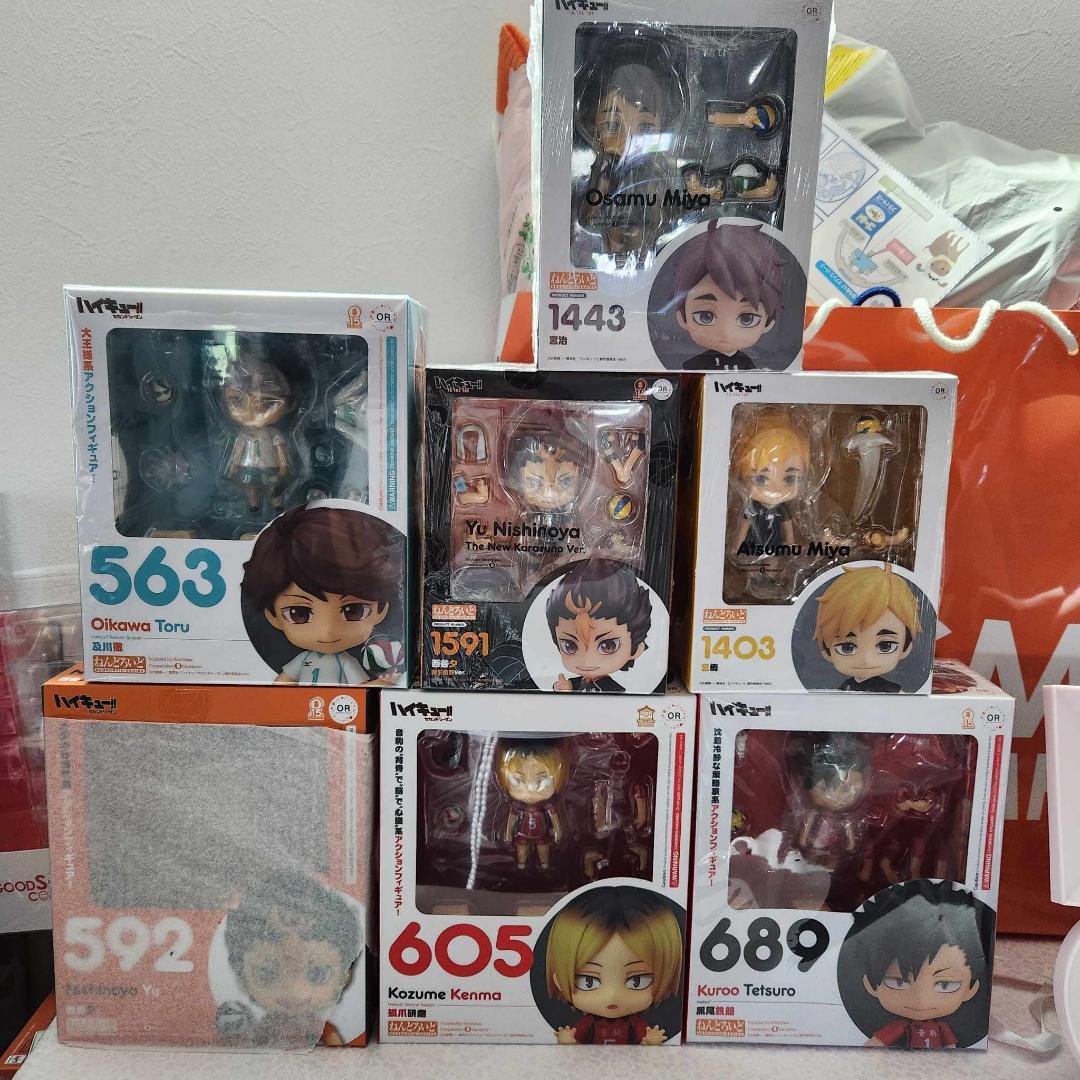 ねんどろいど ハイキュー！！ 及川徹 西谷夕 孤爪研磨 ７個セット