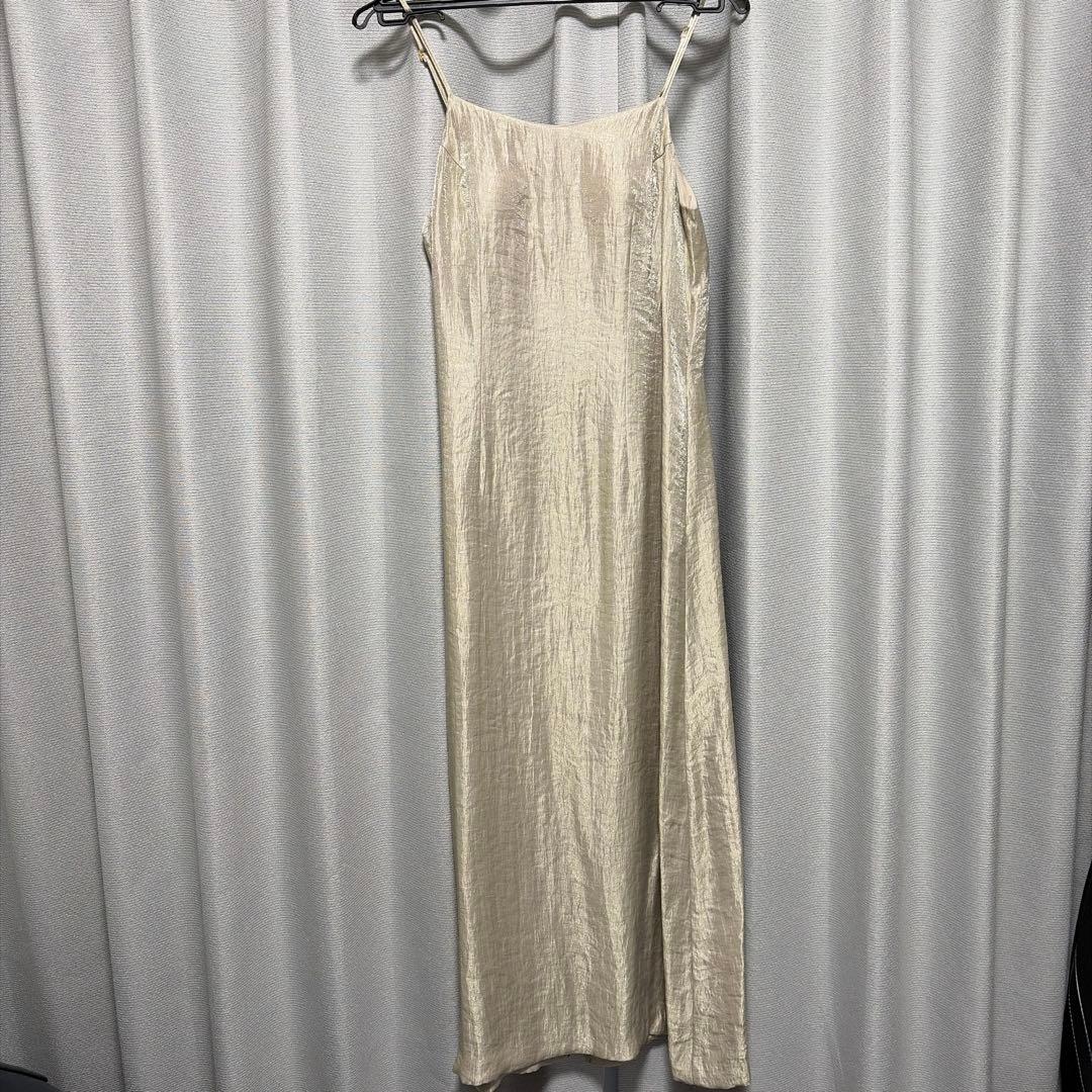 kaene ボリューム　ブラウス　セット　ドレス　ベージュ