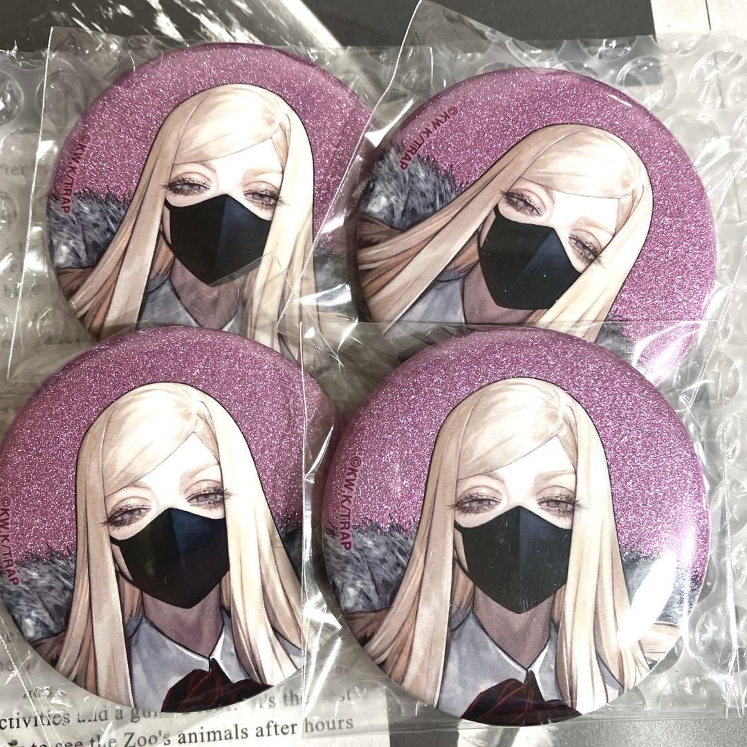 東京リベンジャーズ Art by AU スーツ グリッター缶バッジ 三途春千夜