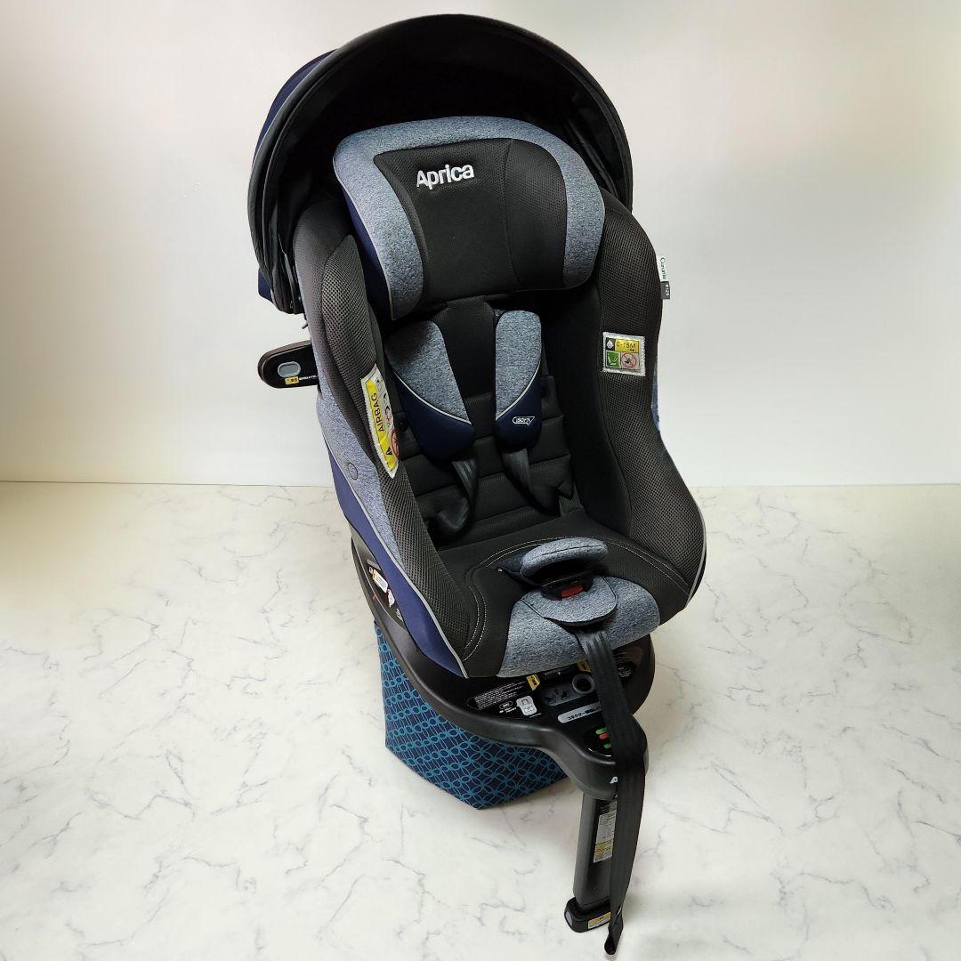 美品 アップリカ クルリラプロテクト 限定 回転式 新生児～4歳 ISOFIX