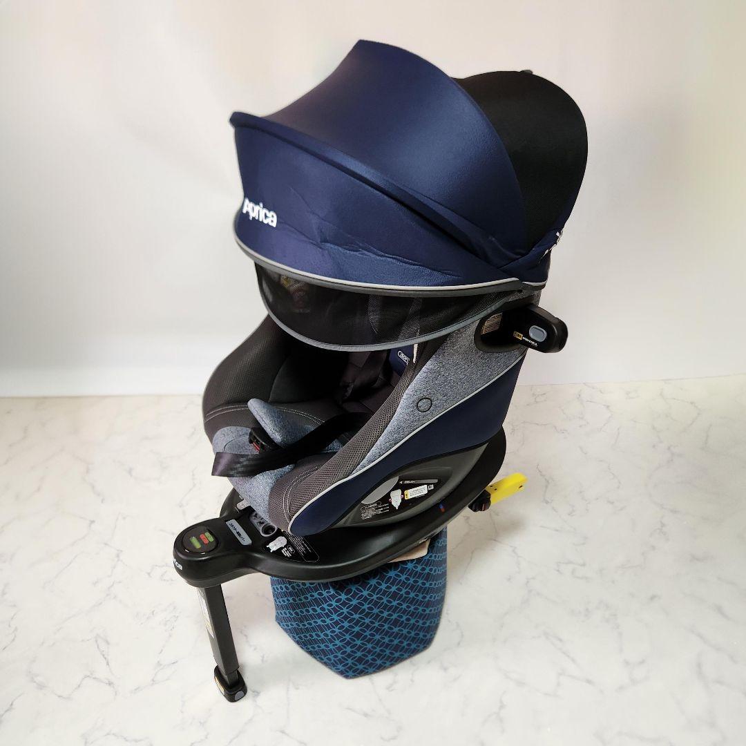 美品 アップリカ クルリラプロテクト 限定 回転式 新生児～4歳 ISOFIX