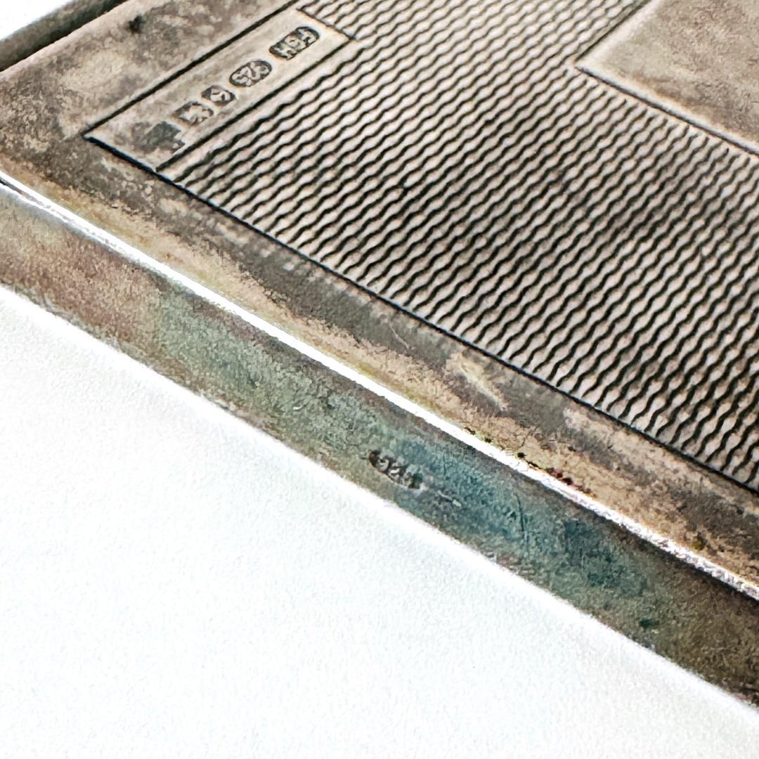 ☆英国☆純銀製 カードケース イギリス 925 バーミンガム FGH社製