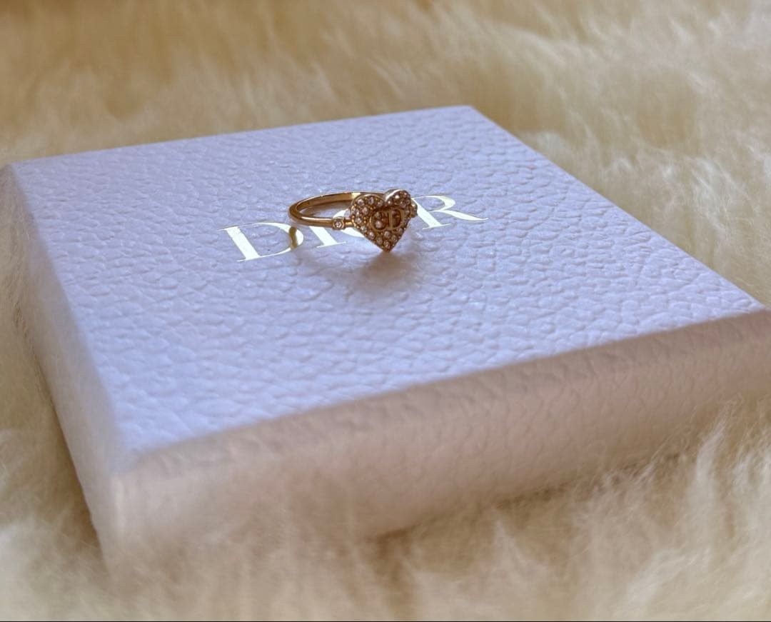 dior DIOR ディオール　リング　ハート 指輪　M
