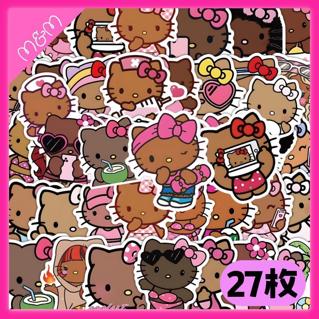 ❤️24時間以内発送 日焼けキティ シール 27枚【E207-27】 - メルカリ
