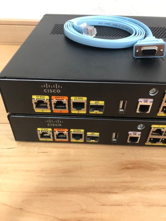 原田様専用【CCNA、CCNP】2台Cisco892FSP