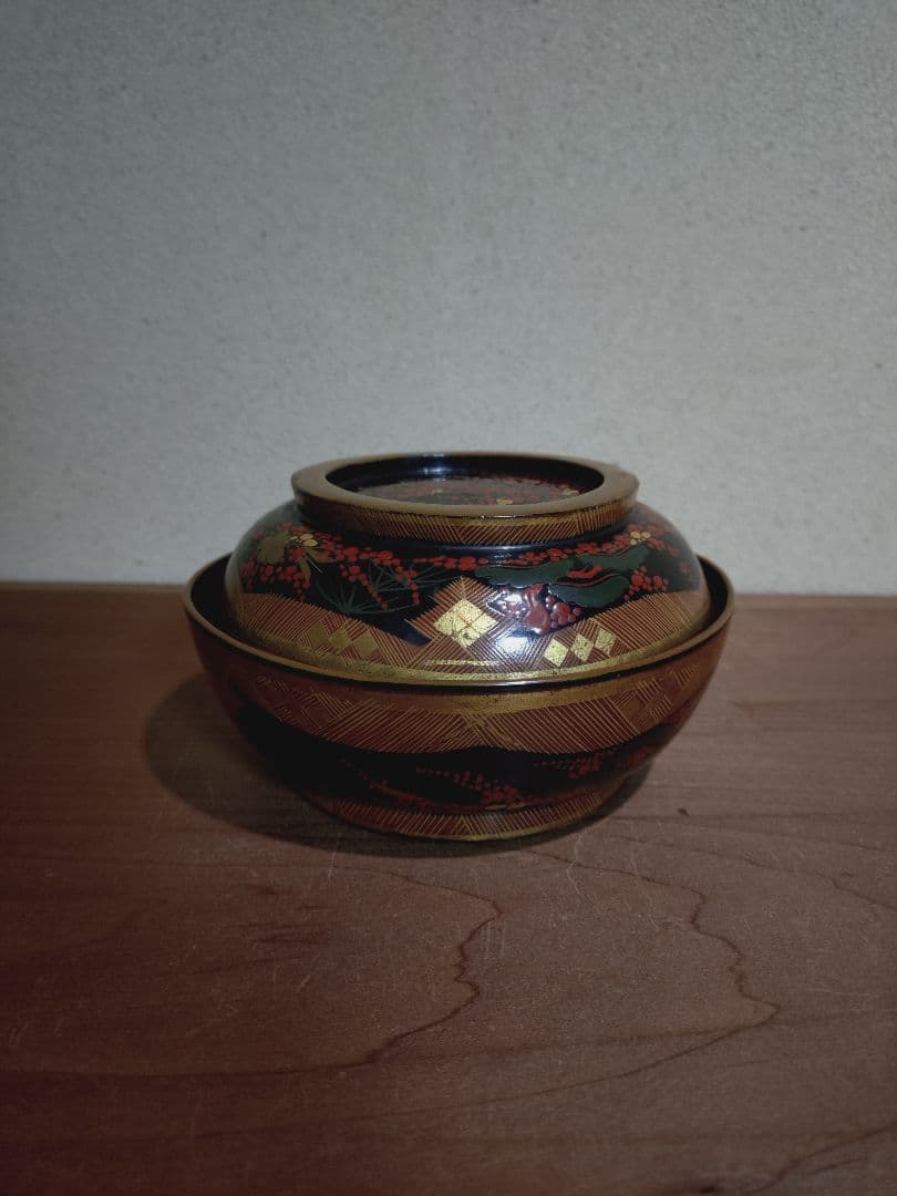 秀衡椀 南天紋 椀