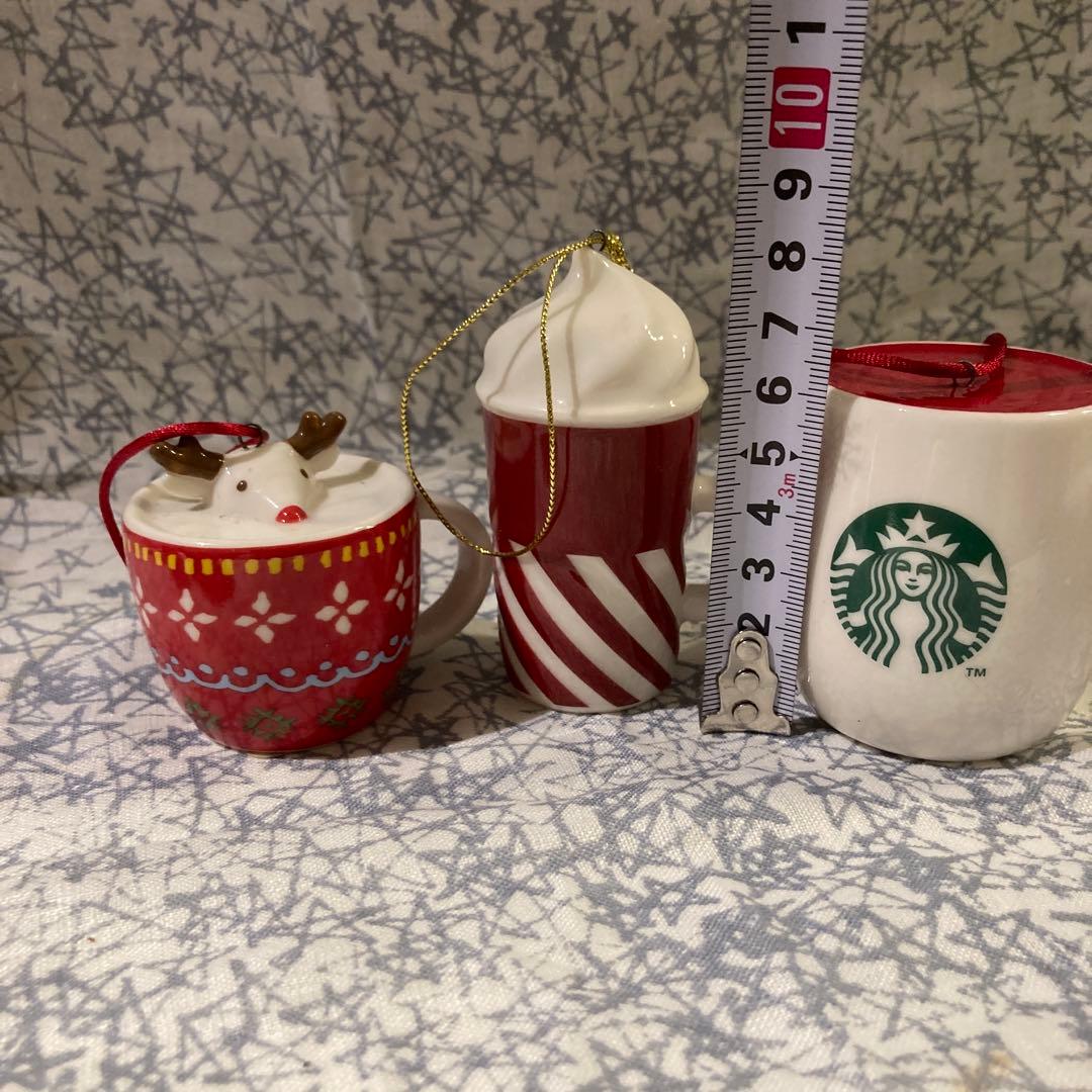 スターバックス クリスマスオーナメントセット ベアリスタ ハリネズミ