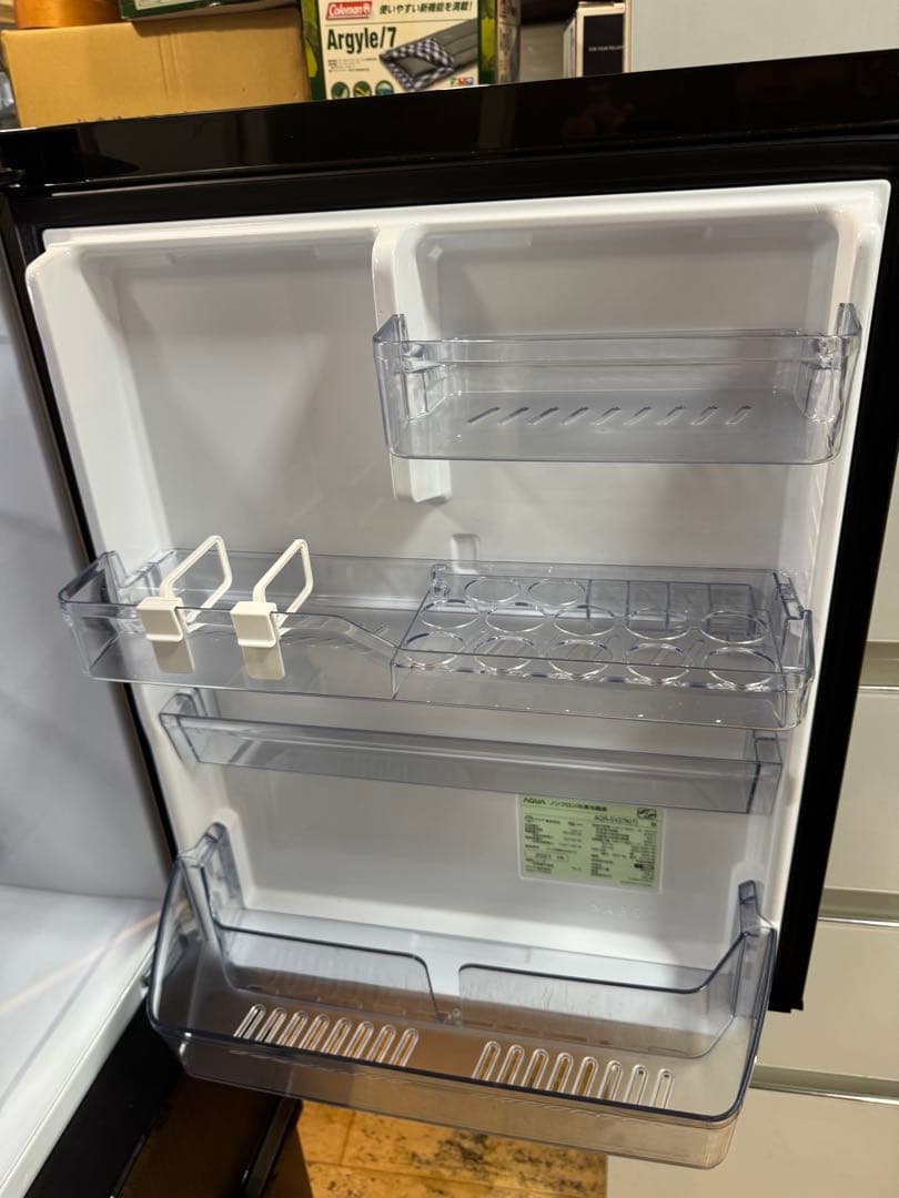 ダークブラウン 2ドア冷蔵庫　AQR-SV27K 仙台市配達無料