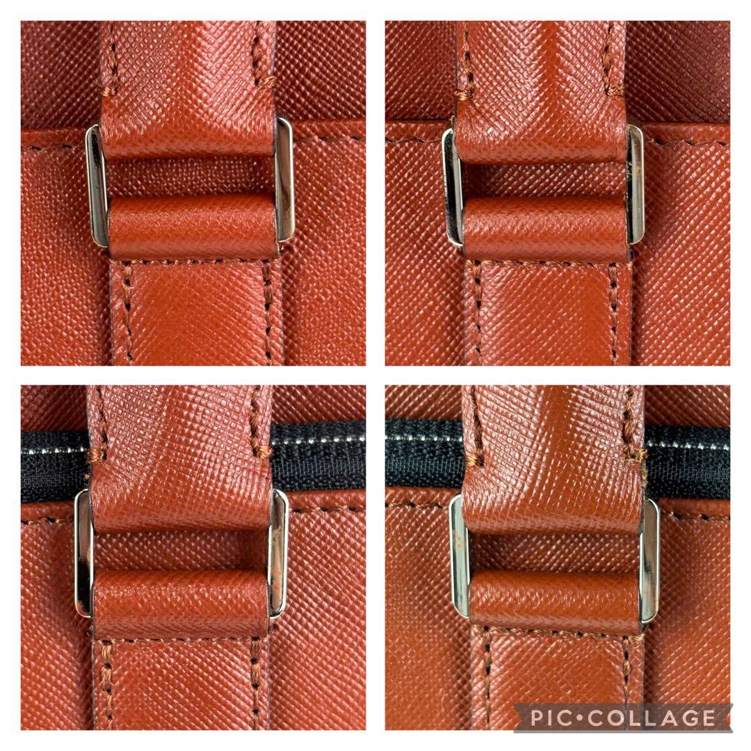 ✨美品✨ IS/IT イズイット 2wayレザービジネスバッグ レンガ