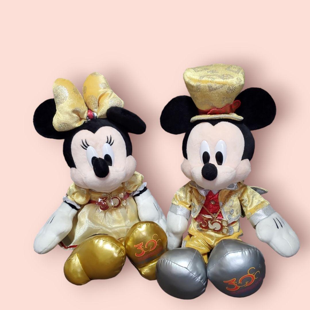 ディズニー ミッキー ミニー ぬいぐるみセット 30周年
