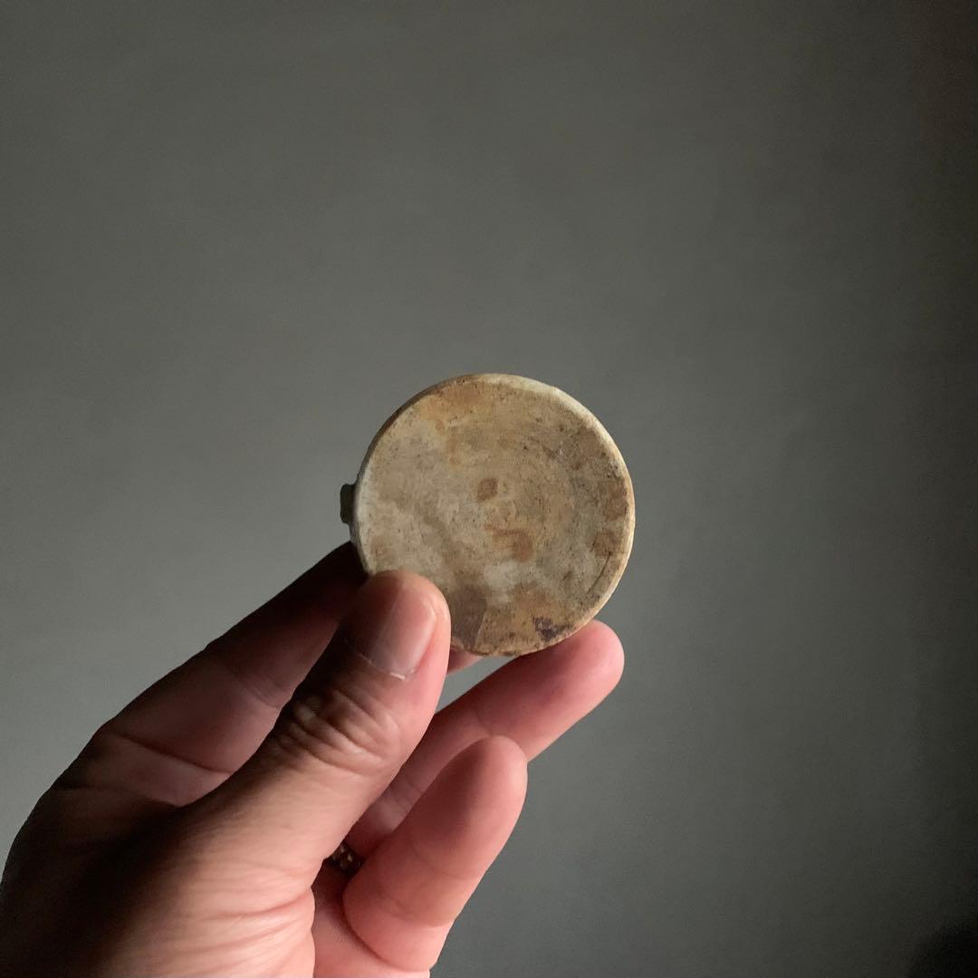 鳥の餌入れ 半筒盃 瀬戸 盃 古道具 アンティーク - メルカリ