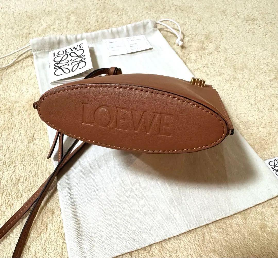 LOEWE ロエベ ダイスポケット ショルダーバッグ ブラウン
