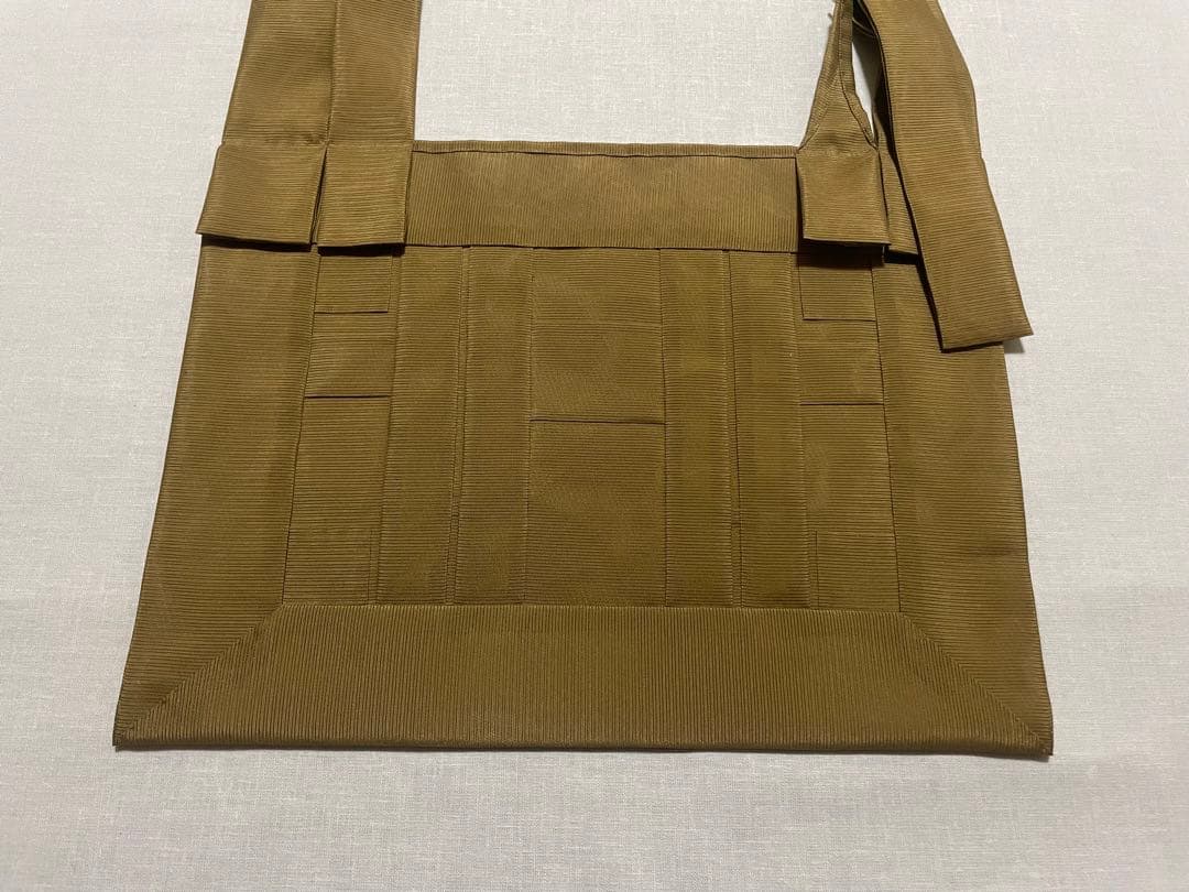 正絹　駒絽（軽め）黄土色　臨済宗　1尺絡子