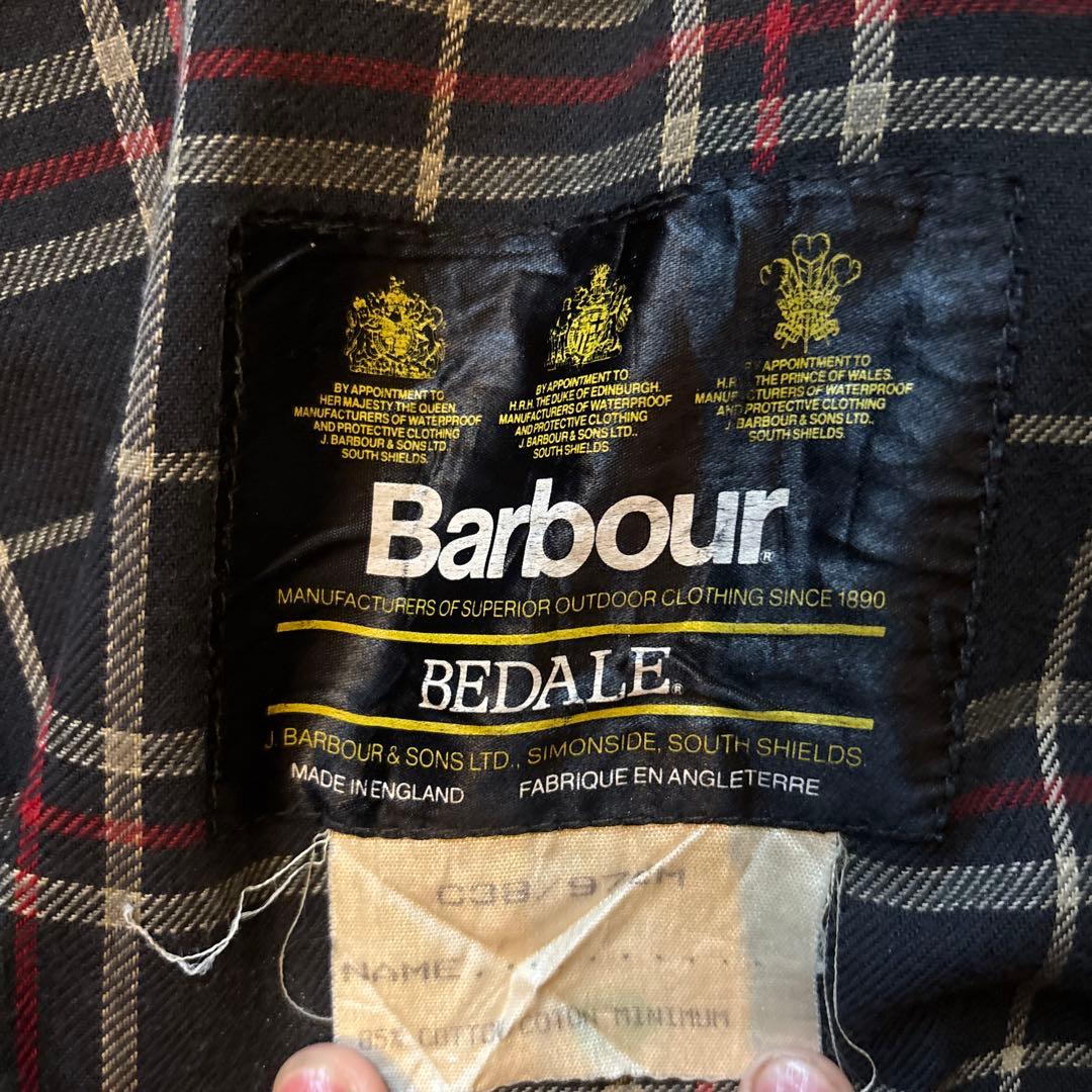 Barbour Bedale ダークグリーンジャケット インナーファー付き