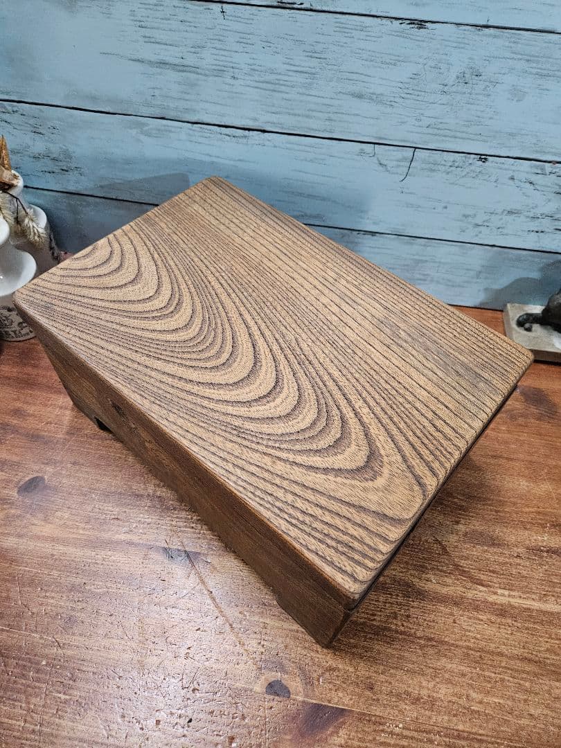 アンティーク 古硯 在銘 玉泉作 渭原石 木製ケース 墨 松山堂監製 天然